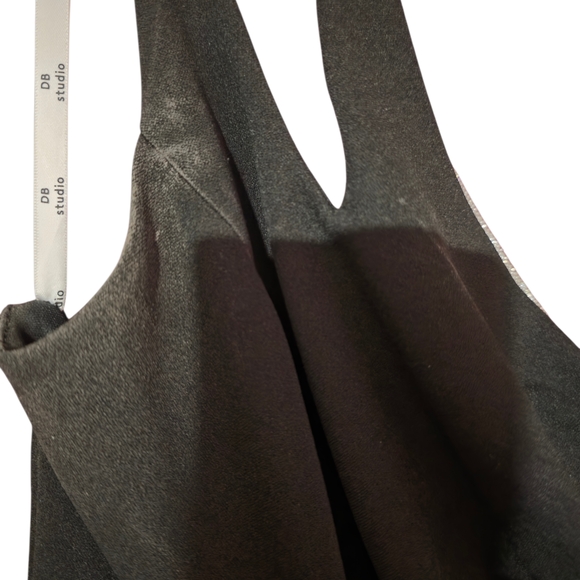 David’s Bridal Black Rhinestone Strap Evening Gown Size 14 - Picture 8 of 11